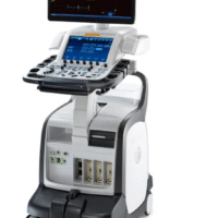 GE Vivid E95 Premium Cardiac Ultrasound Machine with Advanced 4D Imaging and Quantification Tools